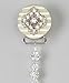 Crystal Dream White Beaded Luxury Dummy Holder (CSHW)