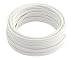 Produktbild Misterhifi 20 m Lautsprecherkabel 2 x 2,5 mm², Litze: 2 x 322 x 0,1 mm, weiß isoliert, Kupferkabel mit 99,99 % OFC, Made in Germany, Boxenkabel / Audiokabel für Lautsprecher und Heimkino