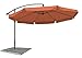 Produktbild SONNENSCHIRM AMPELSCHIRM TERRACOTTA VERSTELLBAR MIT KURBEL DURCHMESSER 350 CM
