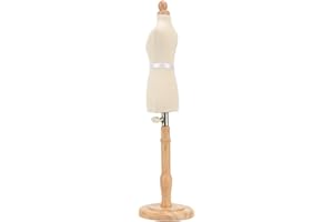 FDIT Mannequin Couture Torso, Manichino da Sarta da Sarta Professionale con Spille, Modello da Donna, Forme Femminili per Esposizione di Abbigliamento
