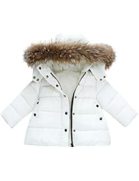 ☻Huhu833 Baby-Kapuzen Mantel, Mädchen Jungen Daunenjacke Mantel Herbst Winter Warme Kinder Kleidung