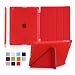 Produktbild Tancurry iPad Schutzhülle Tasche Backcover Chic Ipad Umgeklappt Hülle Mit Auto Schlaf Wach Funktionipad (iPad mini123, Rot)