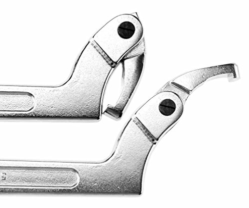 Verstellbarer C Schlüss Hakenschluessel Werkzeug 51-121mm - 2