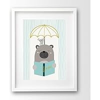 Abc Bär Lesebär Kinderposter ungerahmt, Tierposter