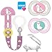Produktbild MAM Original"Skin Soft" Silikon Schnuller 16+ Girl // 2er Set // inkl. Sterilisiertrasportbox // inkl. MAM Clip it ! NEU, waschbar