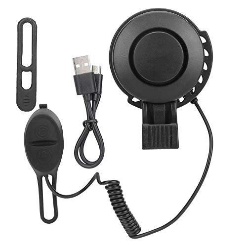 Sonnette de Vélo, Klaxon Vélo Corne de Chargement de Bicyclette GUB Q-210S Imperméable Réglable Sirène pour Vélo