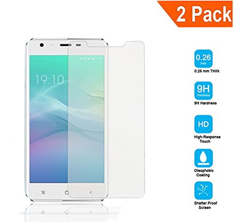 [2-Pack]Panzerglas fÃ¼r Blackview A7 Panzerglas Glasfolie Echt Glas Schutzfolie fÃ¼r Blackview A7 -9H Hartglas