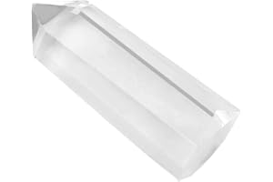 FICTORY Varitas de Cristal curativas, Piedras Curativas Naturales, Puntos de cuarzo transparente Cristal natural Cristal de cuarzo natural Punta Hexagonal Meditación Terapia Piedras para la decoración(5-6cm)