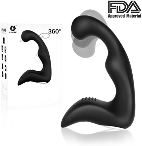 WWMLY Pro-state Massage Silicone An-al Vibrat-ors with 9 Vibrating Modes - Black