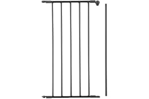 BabyDan Extension de barrière Noir 46 cm