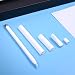 Produktbild ONEVER 4pcs Non-Slip Silicone Cover Case Sleeve Protector Wrap Kit For Apple iPad Pro Pencil -White