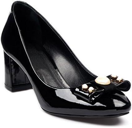 BOBERCK Jackie Collection Patent Leather Women's Court Shoes (6 US, Black)