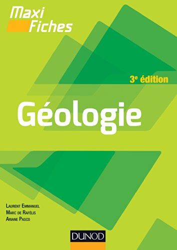 Download Maxi fiches de Géologie - 3e édition : En 85 fiches (Sciences de la Terre) Download Maxi fiches de Géologie - 3e édition : En 85 fiches (Sciences de la Terre)