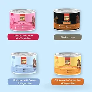 Brunos Wild Essentials - Grain Free - Dog Wet Food Assorted - Lamb/ Chicken/ Mackerel & Salmon