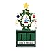 Produktbild BESTOYARD Weihnachten Holz Kalender Advent Perpetual Desktop Kalender für Weihnachten Home Office Dekoration (grün)