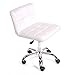 Urbanity Diva Hairdressing Beauty Manicure Nail Technician Salon Chair Stool Seat White