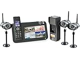 Vídeo portero, escalable Kit CCTV alcance 200 m