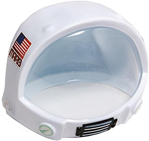 Astronaut Helmet Baby Plastic in Two Parts (Front + Rear) with Velcro. The Visor Not Opens