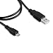 Produktbild kwmobile Micro USB Ladekabel für Smartphones in Schwarz - z.B. geeignet für Samsung, Apple, Wiko, Huawei, LG, Sony, HTC, OnePlus, ZTE, Microsoft, Nokia, Blackberry, Motorola