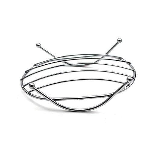 DDU(TM) 1 Stück Angewandt Badezimmer Helfer Edelstahl Einzigartige Seifenschale Behälter Kasten Seifenhalter - 5