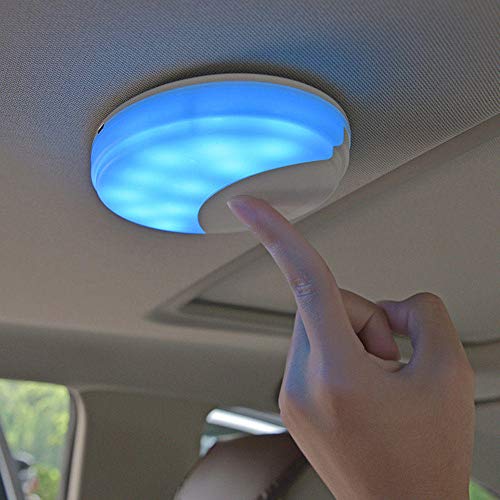 Aimant USB charge lumière pour voiture garde-robe intérieur plafonniers Smart touch lumineux 2 couleurs changé maison décoration lampe