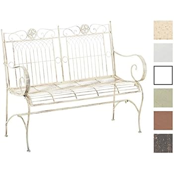 Amazon.de: KÖNIGLICHE GARTENBANK SCHLOSSPARK ANTIK WEISS ORNAMENTE