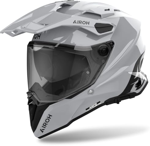 CASCO AIROH INTEGRALE COMMANDER 2 COLOR CEMENT GREY GLOSS M
