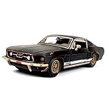 Fertige erhebungsmodell: 1967 Ford Mustang mit metallisch glänzender Oberfläche kann direkt auf dem Regal platziert werden