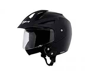 Vega Crux Open Face Black Helmet, L