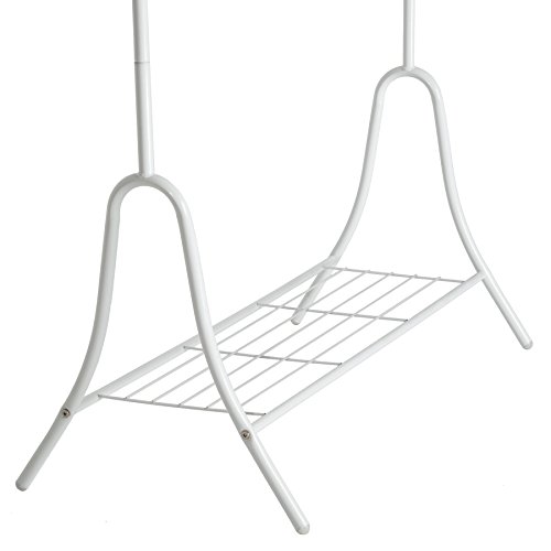 TecTake Antik Kleiderständer Metall Garderobenständer | Weiß - 4