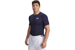 Under Armour UA HG Armour Comp SS, kortärmad funktionell skjorta, snabbtorkande t-shirt med kompressionspassform