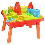 Sand- und Wassertisch-Spielset; Moated Castle mit einem hellen und farbenfrohen auffälligen Design. Perfektes Wasser- und Sandspiel für die Kleinen.