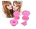 GODHL 20pcs Fashion curlers Silicone No Clip Hair Curlers Rollers Beauty Hair Styling Tools