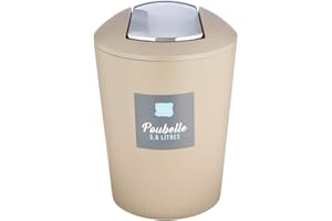 Douceur d'Intérieur - Pattumiera Flic Flac, 5,6 L Tortora