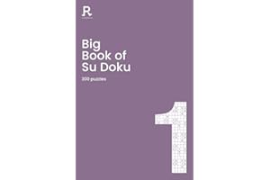 Big Book of Su Doku Book 1: a bumper sudoku book for adults containing 300 puzzles (Richardson Puzzle Books)