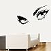 Produktbild Frauen Augen Wandtattoos Kunst Vinyl Wandbild Schlafzimmer Wandaufkleber Geschnitzte schönheit Augen Walllpape 30 * 80 CM