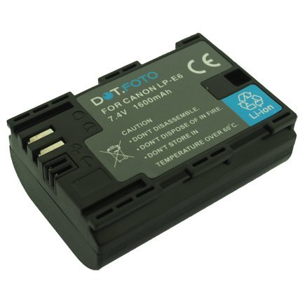 PowerPlanet LP-E6  LP E6  3347B001AA  Batterie pour Canon EOS 5D Mk II  5D Mk III  5DS  5DS R  6D  7D  7D Mk II  60D  60Da  70D - Enti  rement 100  compatibles - les frais sur un chargeur