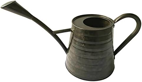 Panacea 1 Gal Rustic Long Reach Watering Can, Black Galvanized 4/cs