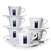 Produktbild Lavazza Blu Collection Cappuccino Tasse, 6er Pack, Kaffeetasse, Porzellan, Weiß, 165ml, 20002131