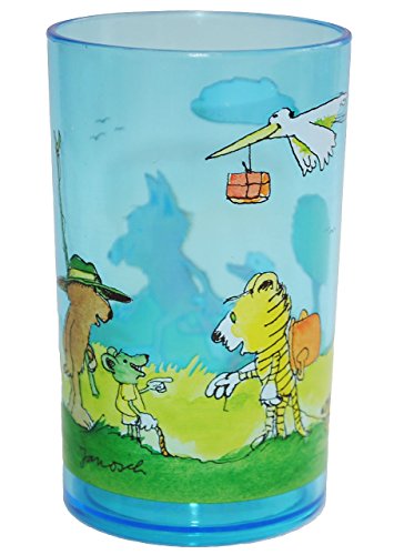 Janosch 3 in 1 - Trinkbecher / Zahnputzbecher / Malbecher - Becher blau