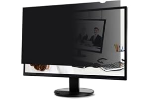 HUIOP Filtro per schermo privacy Pellicola antiriflesso invisibile 30 ° ad alta trasmissione reversibile anti-UV per monitor da 24 '' con rapporto di formato 16: 9,Privacy Screen Filter