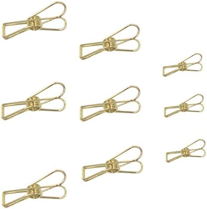 Creative Paper Clip,Spring Stainless Steel Wire Fish Clip Multi-purpose Holders Clothesline Utility Clips Durable Hook Windproof Pins Clip for Launtry, Beach, Book and Towel