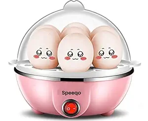 Speeqo Egg Boiler Electric Automatic Off 7 Egg Poacher for Steaming, Cooking, Boiling and Frying, Multicolour