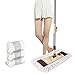Produktbild JiaYue Bodenwischer Effektiver Schrubber Edelstahl Griffe Wischmop Großes Sperrholz mit Bezug aus Mikrofaser 360° Drehbare Mop Abmessungen 140 x 66 x 28CM Gray