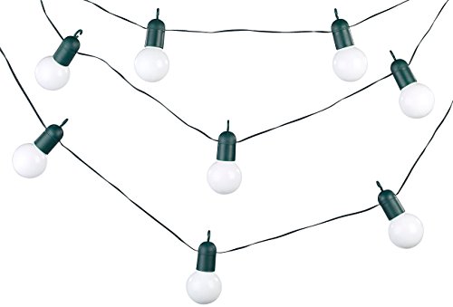 Lunartec LED-Lichterkette mit 20 Lämpchen, 1,2 Watt, warmweiß, 475 cm, IP44 - 7