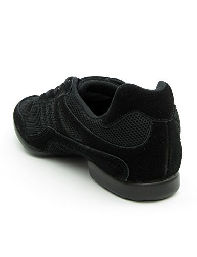 1571 Rumpf Samba Dancesneaker Salsa Jazzdance Zumba Hip Lindy Hop Gymnastik Trainings Hallen Aerobic Schuhe Farbe schwarz - 3