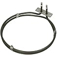 SPARES2GO 2 Turn Heater Element for AEG Fan Oven Cooker (1900 watts, 230 Volts)