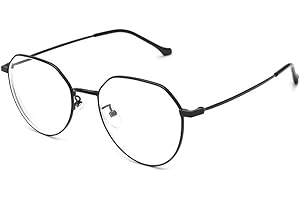 Lairesen Fashion Metal Myopia Glasses Men and Women Retro Myopia Long Distance Glasses