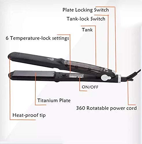 Steam Hair Straightener Salon Grade Spray Electric Splint to Send Plastic Water Bottle reviews Steam Hair Straightener Salon Grade Spray Electric Splint to Send Plastic Water Bottle