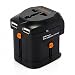 Produktbild BDFA Universal World Wide Reiseladegerät Adapter Stecker, Doppel-USB-Buchse/Kinderschutz Sicherheitstür/Selbstverschluss, Anschlüsse Für USA EU UK AU - USB-Kabel
